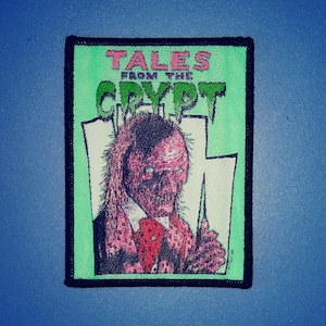 PATCH - Cryptkeeper / Tales from the Crypt (woven) Horror, comedy, keeper 80s TV