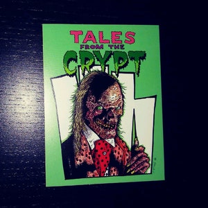 STICKER - Cryptkeeper / Tales from the Crypt - Horror, comedy, keeper 80s TV