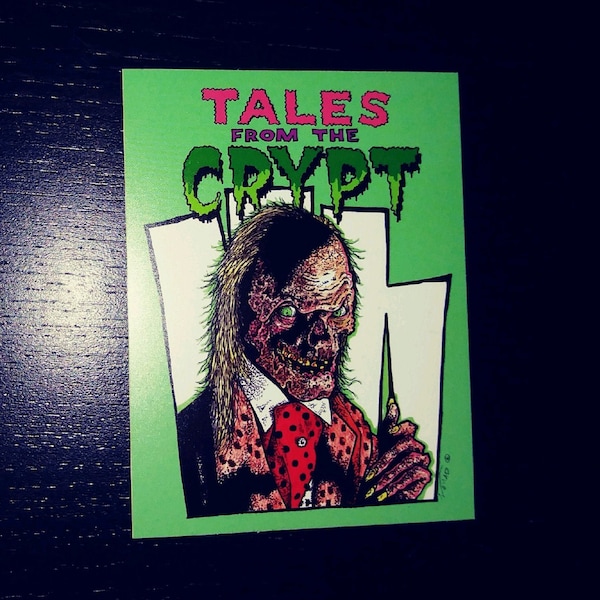 STICKER - Cryptkeeper / Tales from the Crypt - Horror, comedy, keeper 80s TV