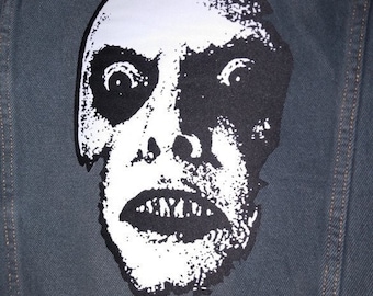 GIANT Horror back PATCH - The Exorcist - 10 inches Woven - Captain Howdy, Pazuzu, Regan