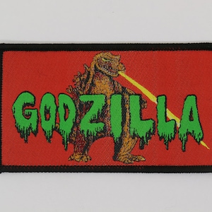 PATCH - GODZILLA - Gojira, Kaiju movie monster - woven iron-on king of the monsters