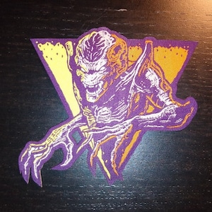 PATCH - Pumpkinhead - HORROR woven Iron On 80s Monster movie Pumpkin head
