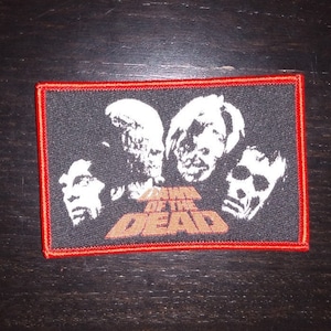 Dawn of the Dead WOVEN PATCH - film d&#39;HORREUR George Romero, Night Living, Zombies