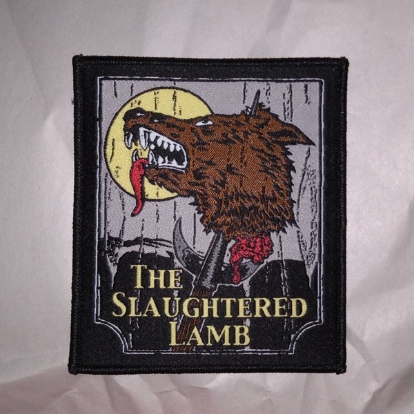 PATCH - The Slaughtered Lamb - HORROR, woven An American Werewolf in London