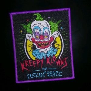 PATCH - Kreepy Klowns From F&#39;n Space - Horror, Killer Clowns, outer space
