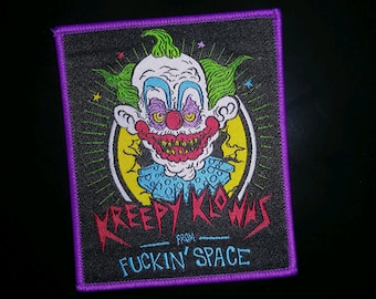 PATCH - Kreepy Klowns From F'n Space - Horror, Killer Clowns, outer space
