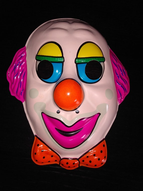 Vintage Halloween Mask CLOWN Creepy, Killer Klown… Gem