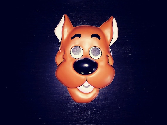 Scooby Doo Halloween Mask Vacuform Ben Cooper Collegeville | Etsy