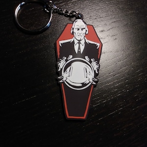KEYCHAIN - The TALL MAN - Horror - hang pull tag ring zipper Phantasm