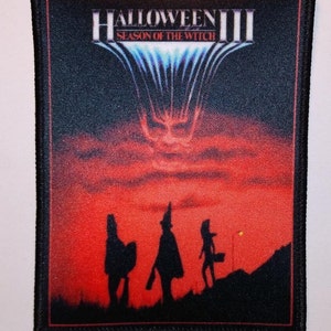 PATCH - Halloween 3 III Season of the Witch / Horror Movie - iron-on 80s Silver Shamrock