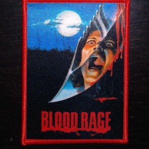 PATCH - Blood Rage / Horror Movie - 80s slasher flick, Thanksgiving - iron-on