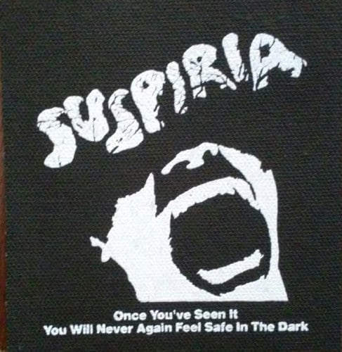 Suspiria Stained Glass pinback button iconic VHS horror classic giallo Argento 