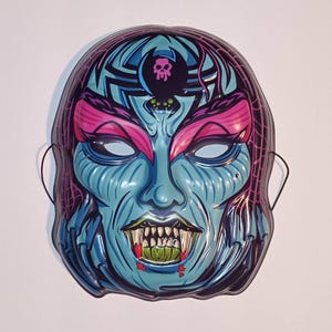 GOBLINHAUS Masks “Widow” - vintage style plastic Halloween mask / Ben Cooper