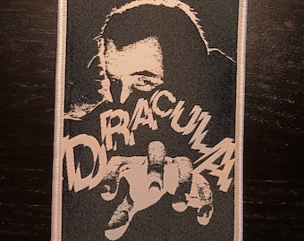 PATCH - Dracula - the Vampire - Woven iron on horror patch