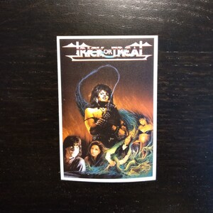 Horror STICKER - Trick or Treat movie, Heavy Metal, Sammi Curr, 80s movie