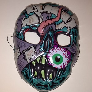 GOBLINHAUS Masks “Scrummy” - vintage style plastic Halloween mask / Ben Cooper type