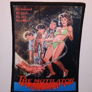 PATCH - The Mutilator - iron on, HORROR movie, 80s slasher