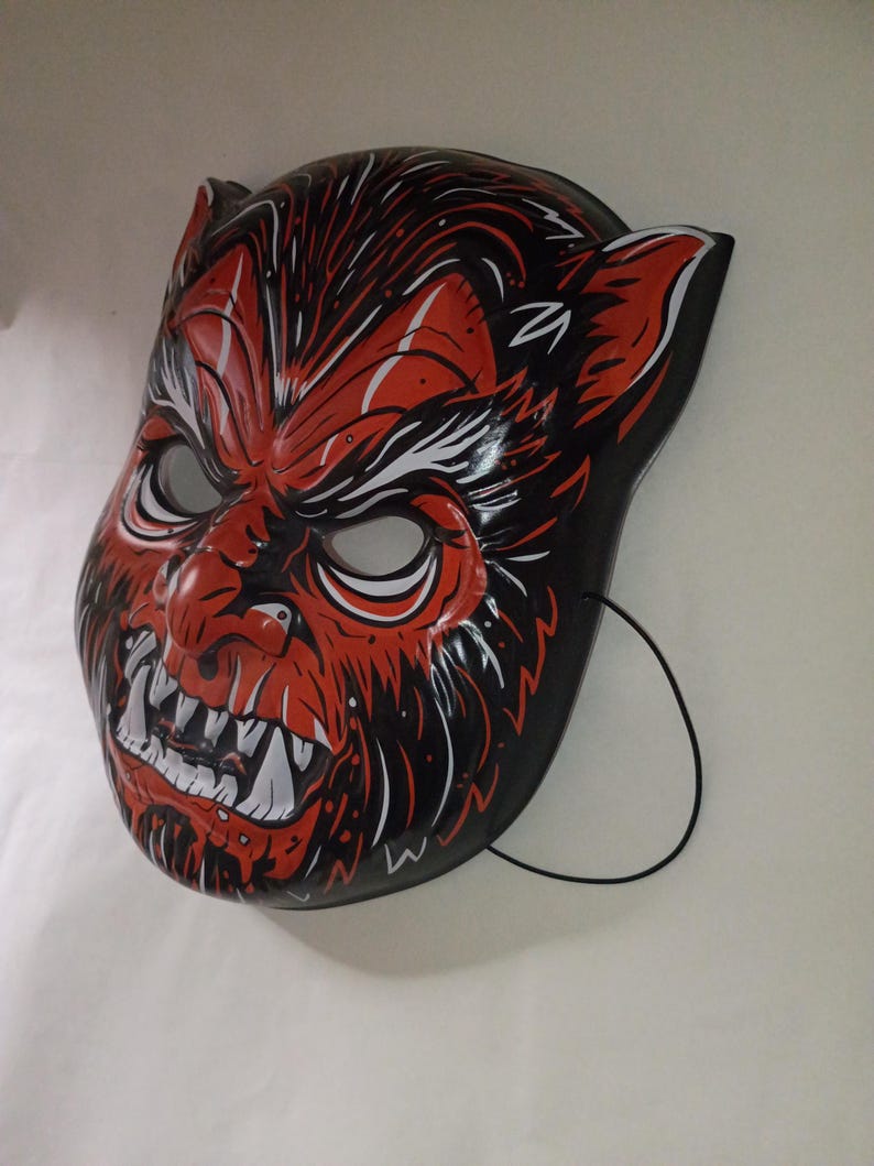 GOBLINHAUS Masks “fleabag” – Halloween Edition - Vintage Style Plastic ...