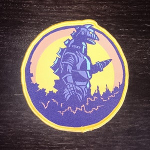 Mechagodzilla PATCH - Godzilla, Gojira, Kaiju movie monster - woven iron-on