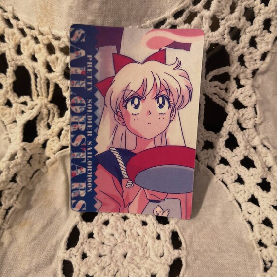 90s Sailor Moon Stickers Trading Card Sailor Moon Throw Pillow Cute Chibiusa