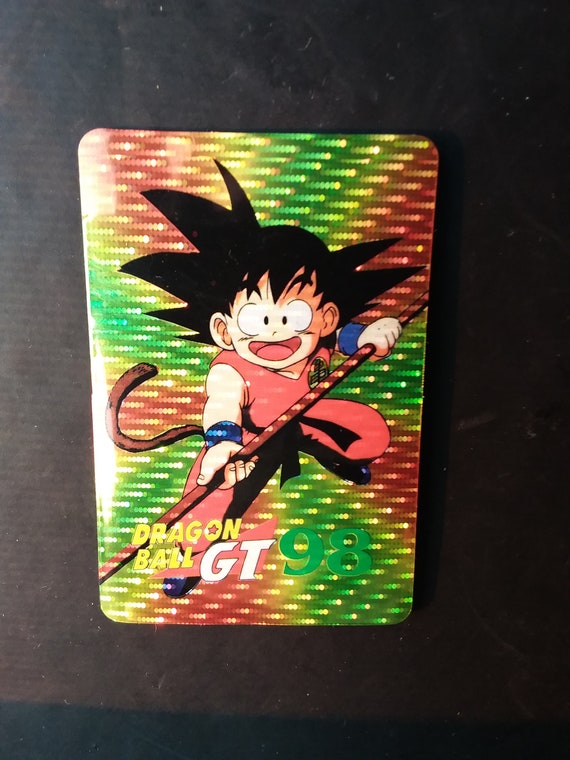 90s Dragon Ball Z Gt Sticker Holographic Vintage Santa Gohan Christmas Prismatic Trading Card Style Artist Trading Cards Art Collectibles Urtesi Com