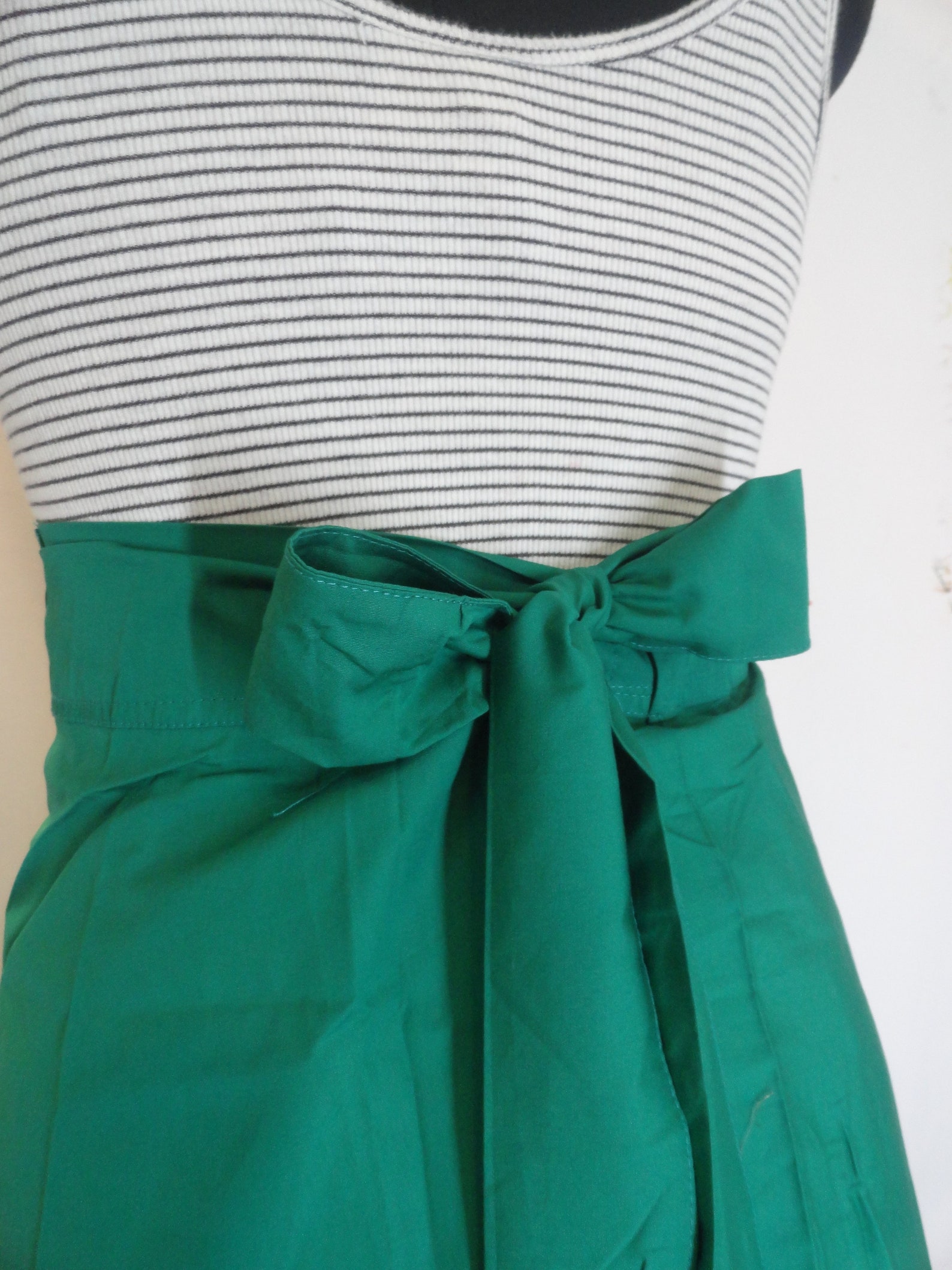 Green Wrap Skirt Cotton Wrap Skirt Xlsize Skirt Christmas Etsy
