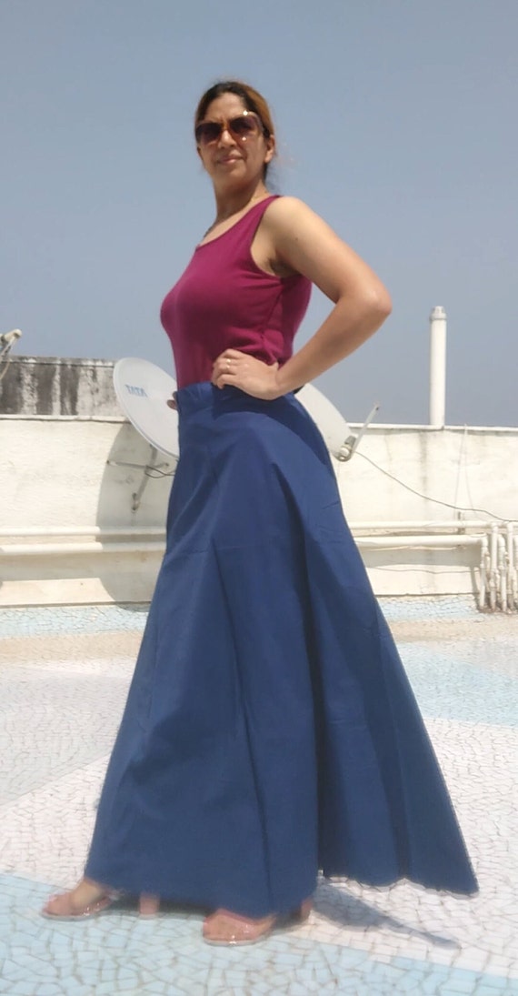 Cotton Maxi Wrap Skirt Cotton Wrap Skirt Xlsize Skirt - Etsy