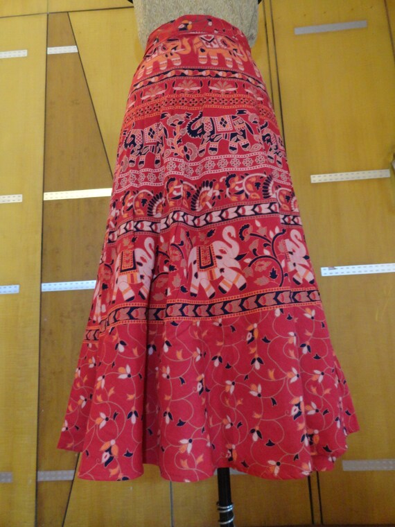 floral skirt indian