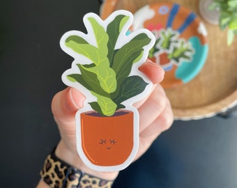 Plant Sticker | Matte Vinyl Waterproof Sticker