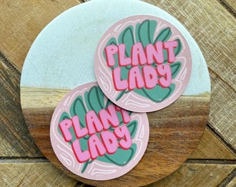 Plant Lady Sticker | Matte Vinyl Waterproof Sticker