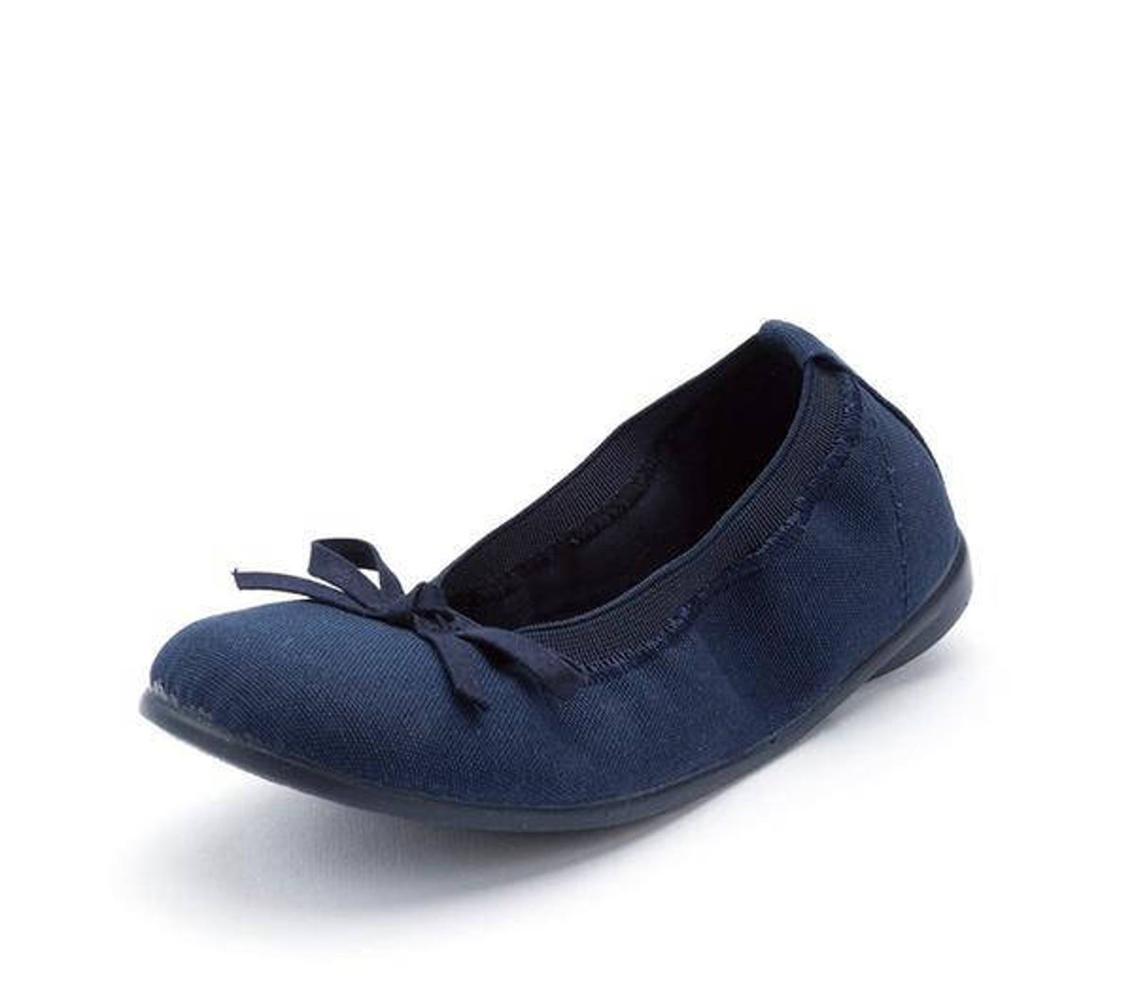 dark navy ballet flats with bow, girl shoes, toddler shoes, walker shoes, walker shoes for babies, girls ballet flats, baby shoe