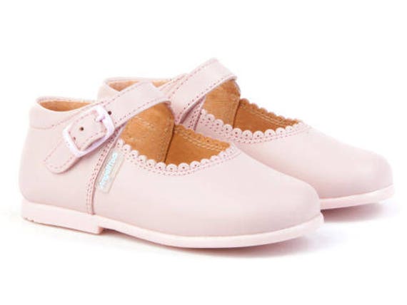 baby pink mary jane shoes