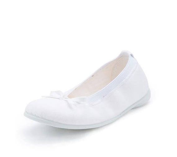 baby girl white flats