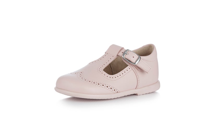 Tstrap Pink Walker Leather Shoes Toddler Shoes girl Etsy