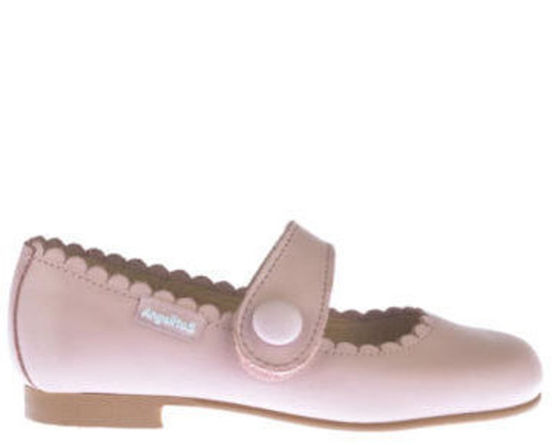 Pink Mary Janes shoes Girls leather shoes Blush girl shoes / Etsy