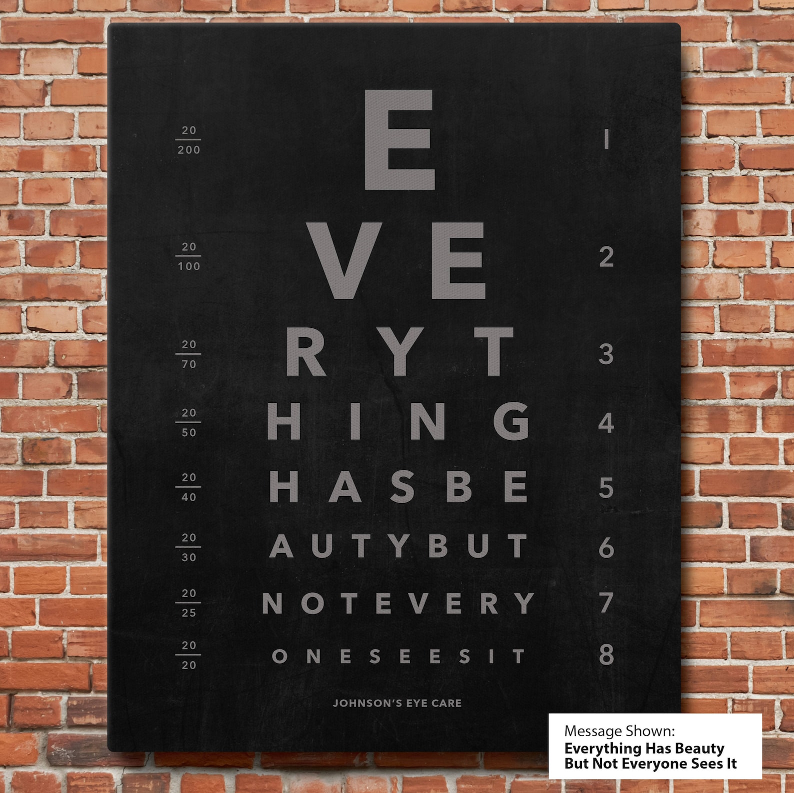 Eye Chart Gifts 