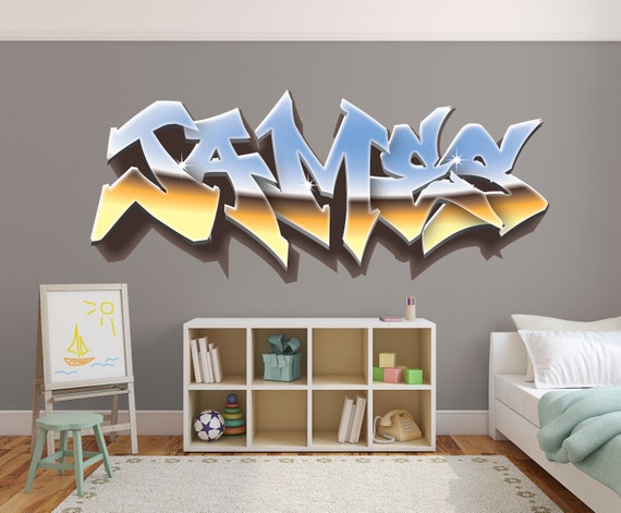 EGD Custom Name Wall Decal – Personalized Multiple Font Design, Removable Vinyl Sticker For Nursery, Bedroom Decor