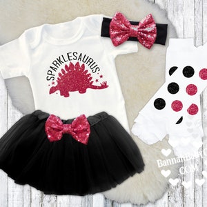 pink dinosaur baby clothes