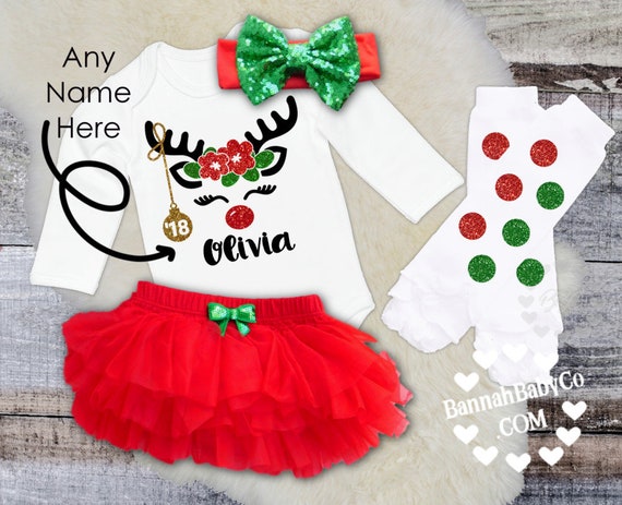etsy baby christmas outfits