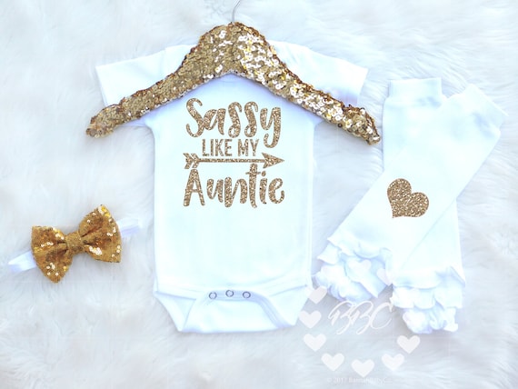 auntie outfits for baby girl
