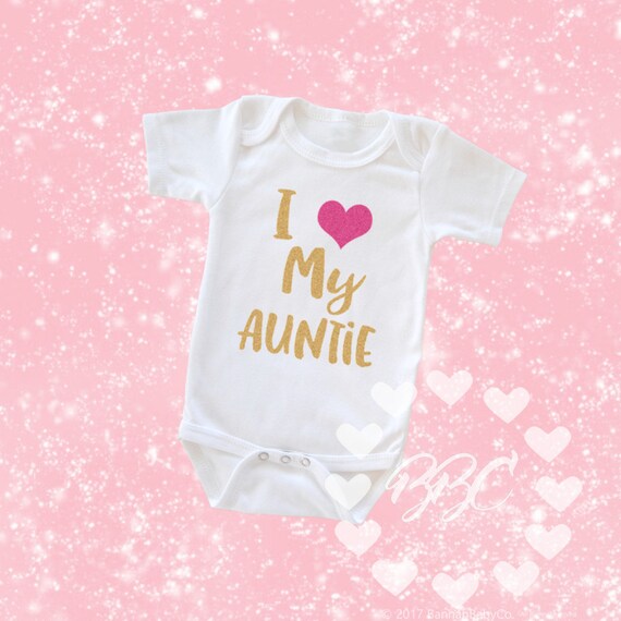 I Love My Auntie Bodysuit Baby Girl Aunt Outfit Baby Shower Etsy I Love My Auntie Bodysuit Baby Girl Aunt Outfit Baby Shower Etsy