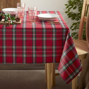 Caledonia Red Plaid Tartan Blanket