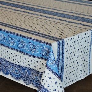 TRADITION WHITE Rectangle Cotton Tablecloth French Marat Provencal Rectangular Table Cover Provence Party Dining Decor Home Gift Ideas