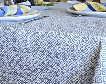 On Sale 70 CELINE NATURE Coated Round Tablecloths French Oil Cloth Spill  Proof Easy Wipe off Fabric Elegant Party Circular Table Cover 