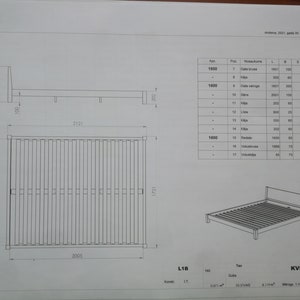 TAO Solid wood OAK Bed zdjęcie 6