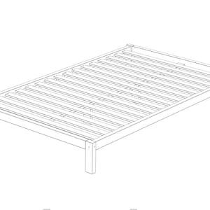 PASI - solid wood BED - OAK
