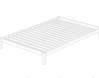 PASI - solid wood BED - OAK