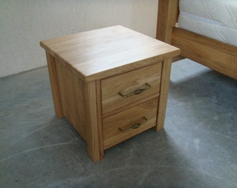 AMANDA Solid wood oak Bedside