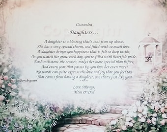 Daughter poem | Etsy