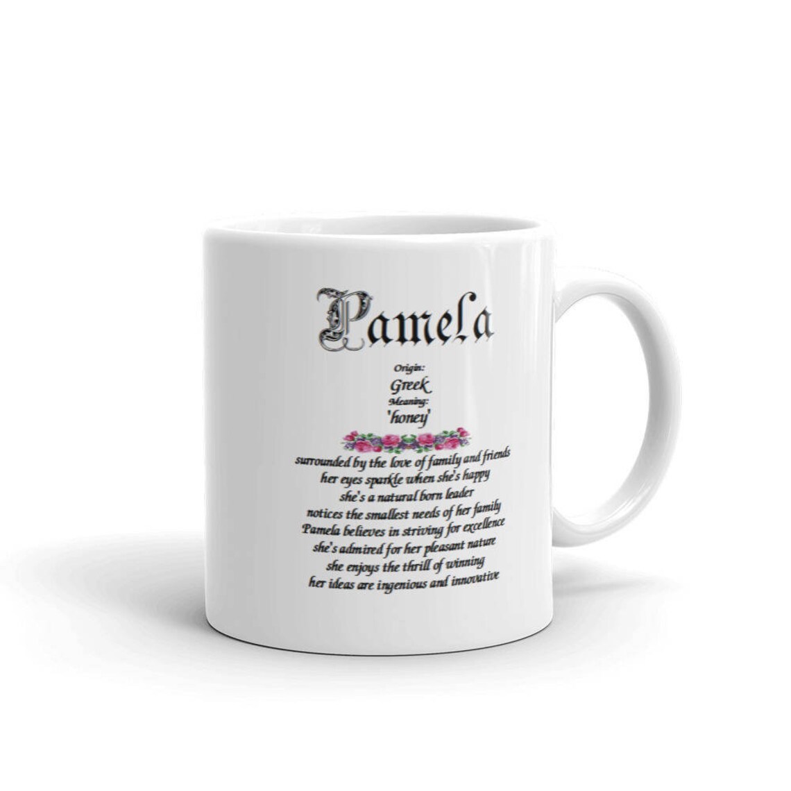 Personalized Pamela First Name Meaning Coffee Mug Mug With Etsy what-does-the-name-pamela-mean-pamela-names-deep-thinking